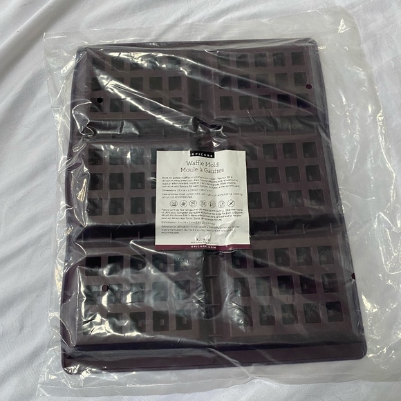 Epicure Silicone Waffle Mold - Picture 1 of 1